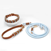 Set collare intrecciato