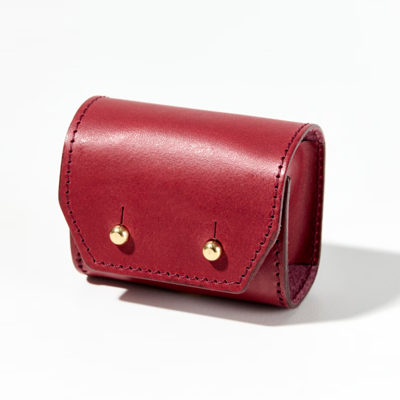 Lurieo Set Pettorina e Guinzaglio Bordeaux con Porta Sacchetti